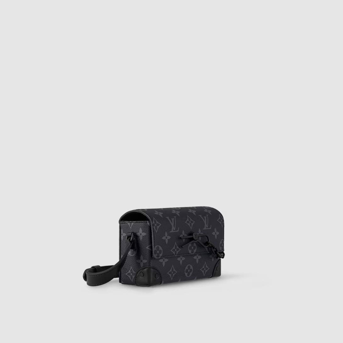 Túi Louis Vuitton Steamer Wearable Wallet Monogram Eclipse Nam Đen